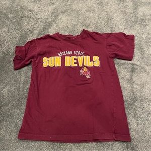 Arizona state university embroidered tee sun devils
